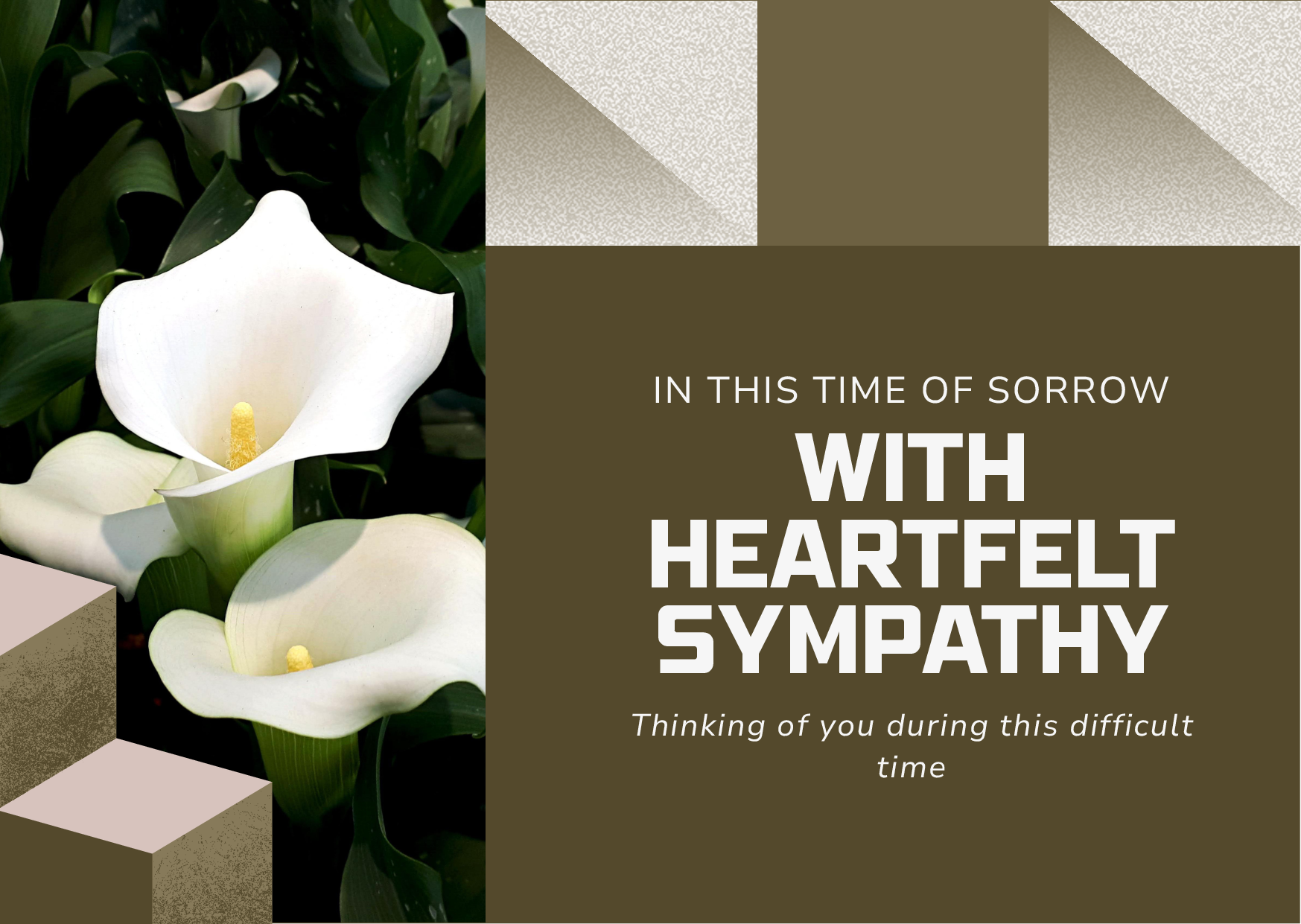 Sympathy card